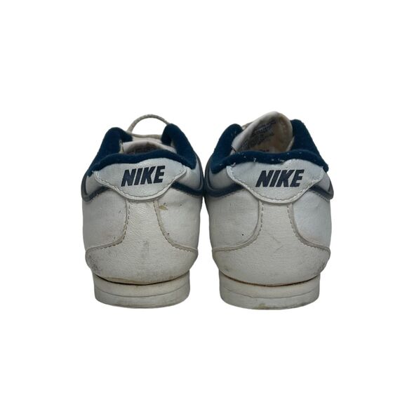 Nike X Vintage 80s Lace Up Bowling Shoes Split Toe White Blue Womens 6 - Picture 6 of 11
